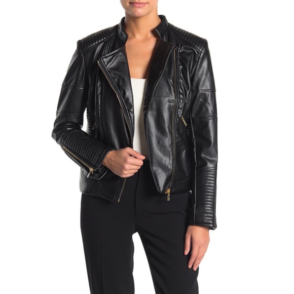 Catherine Malandrino Jackets & Blazers - c a t h e r i n e • faux leather jacket